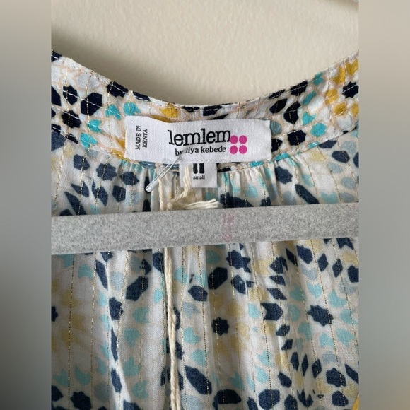 NWT Lemlem Telem Flutter Sleeve Mini Dress Small - Picture 10 of 10